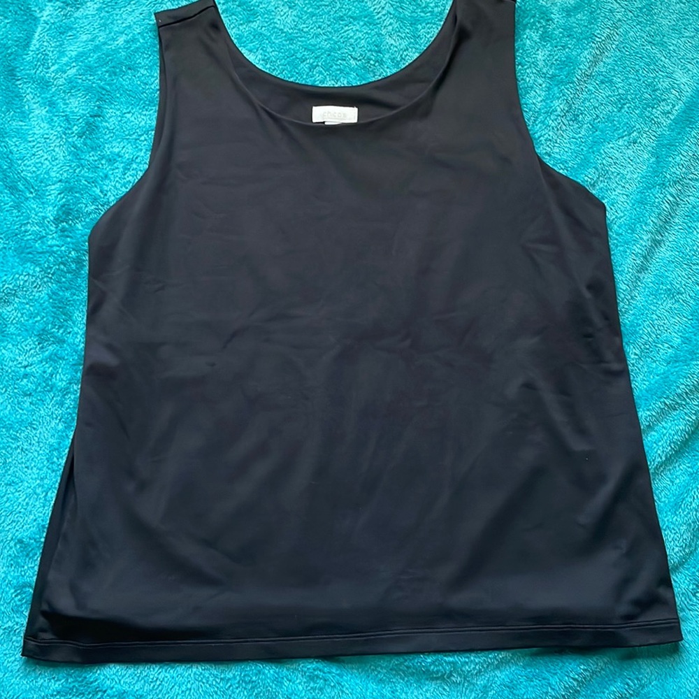 Chico’s black slinky soft tank with lots of stretch